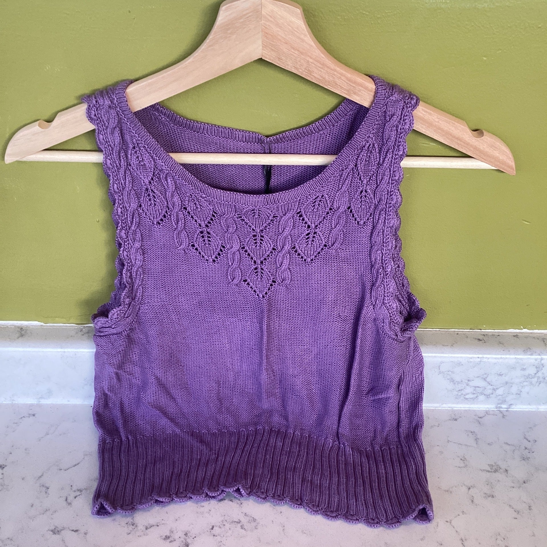 Purple top foraged